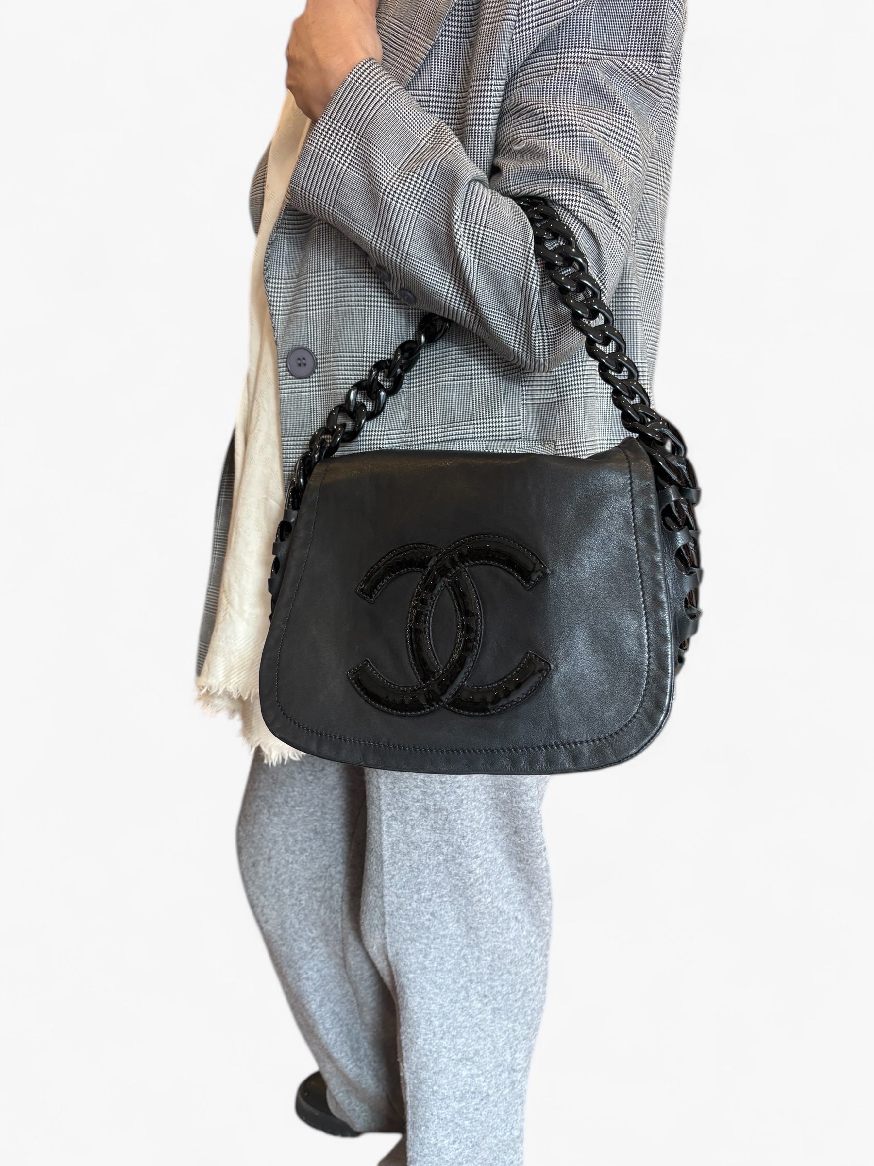 Sac Rhodoid Flap all black
