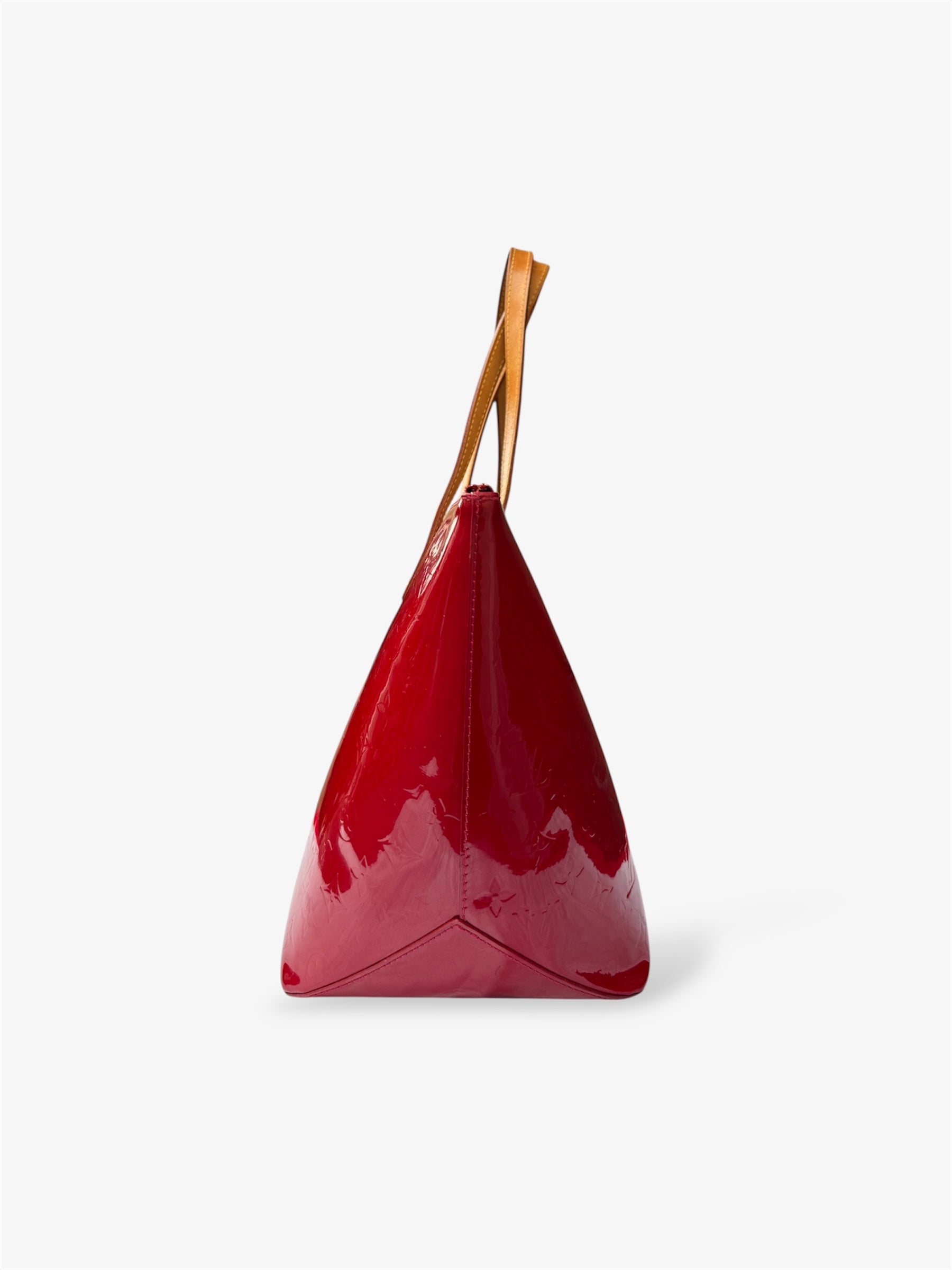Sac Bellevue Monogram Vernis rouge