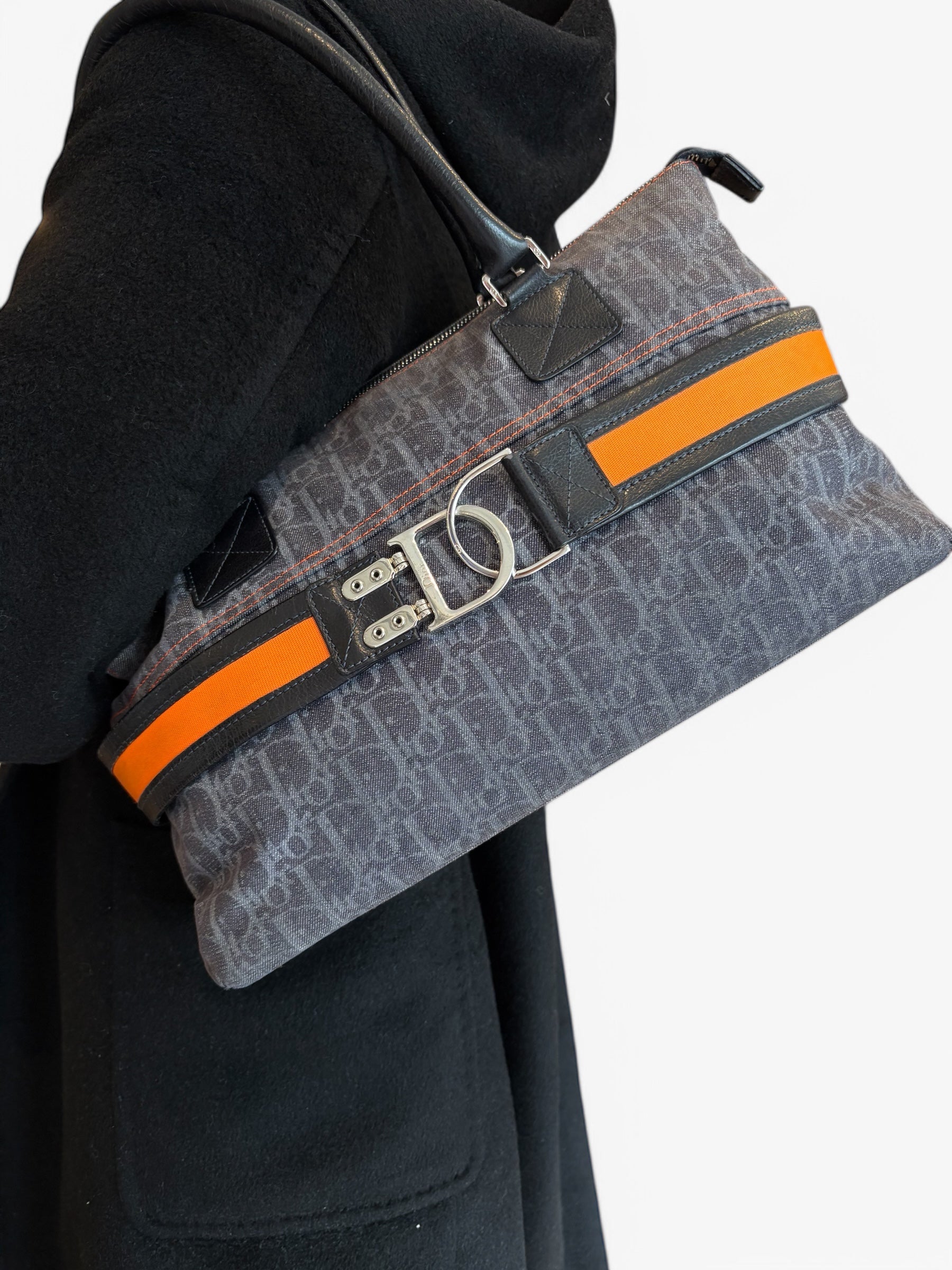Sac Flight Tote Blue Oblique Canvas