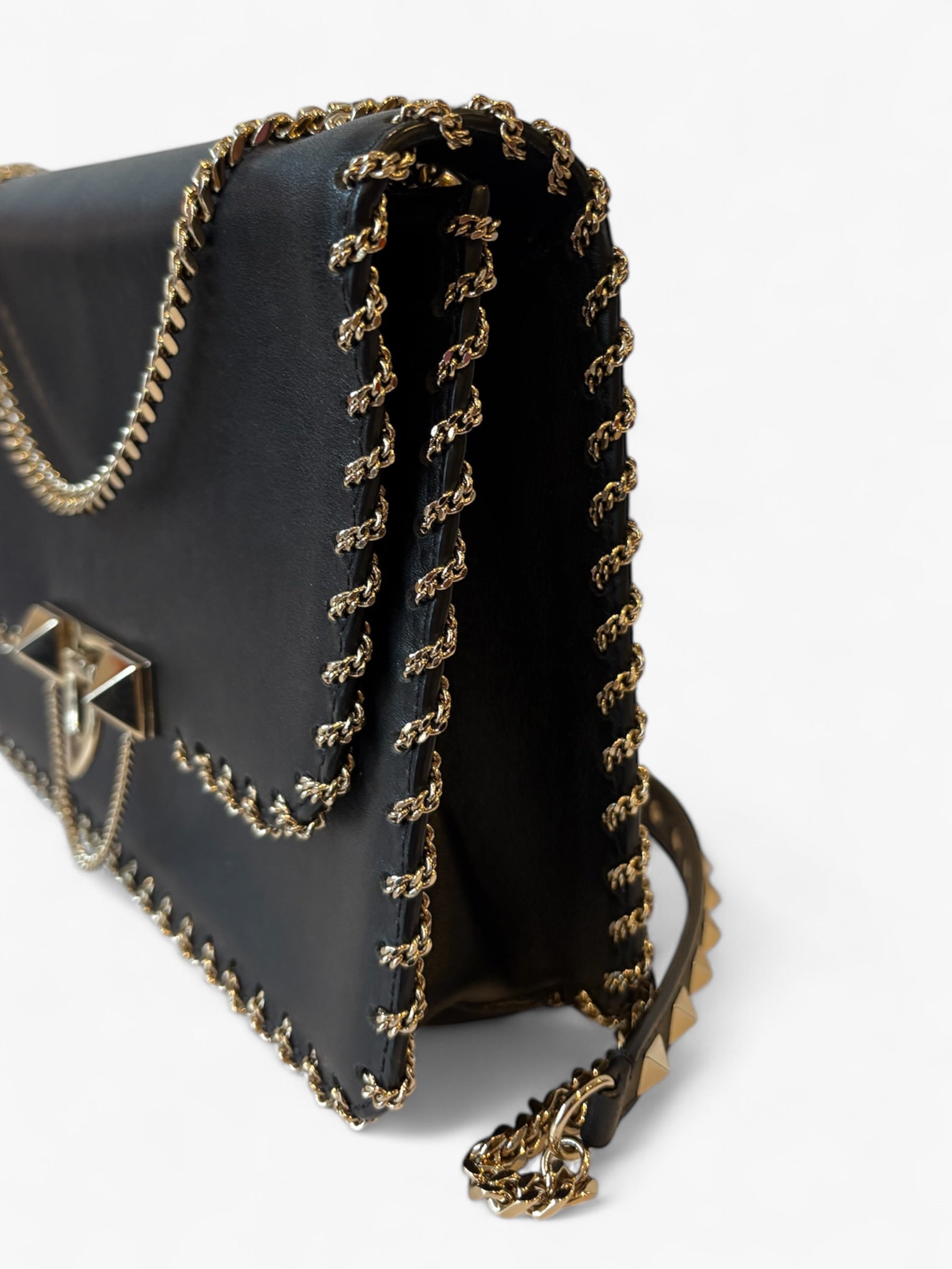 Sac à bandoulière Rockstud Demilune