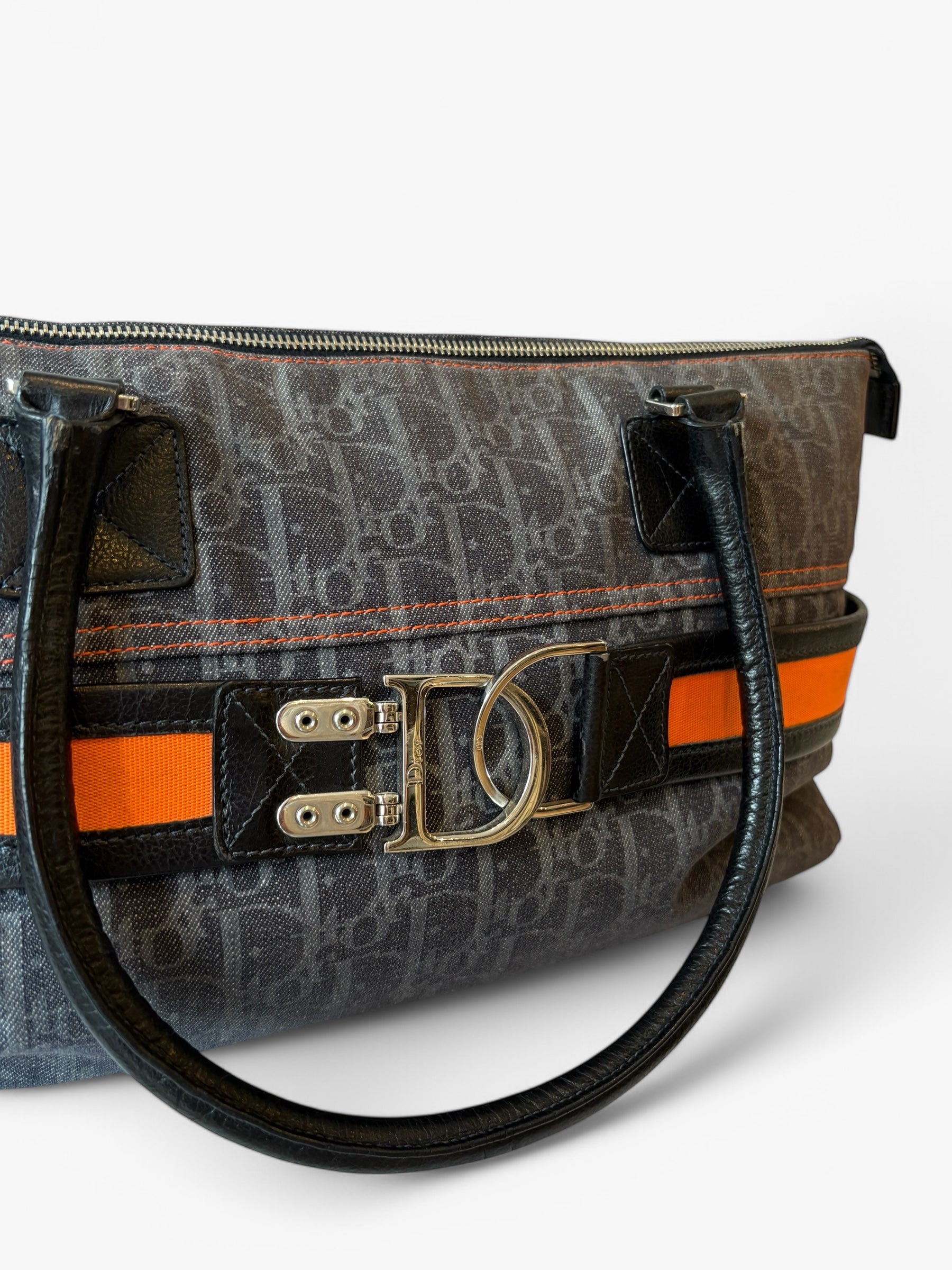 Sac Flight Tote Blue Oblique Canvas