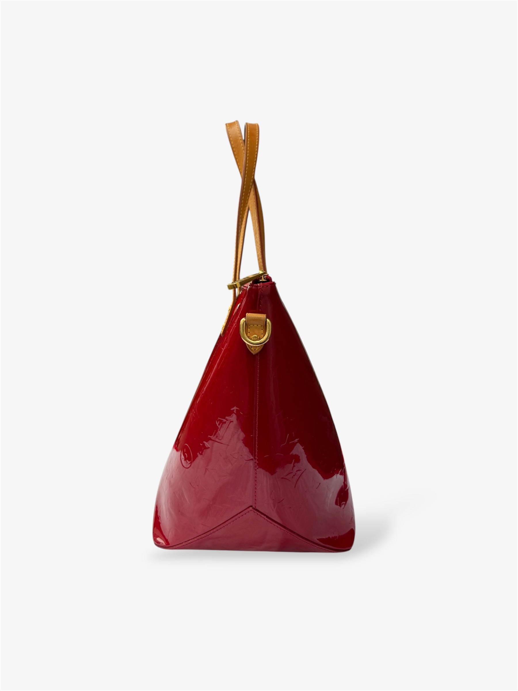Sac Bellevue Monogram Vernis rouge
