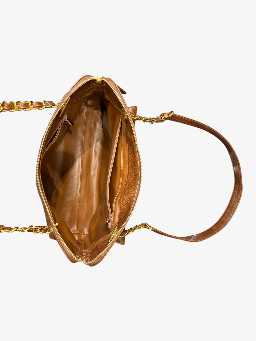 Sac vintage flap marron