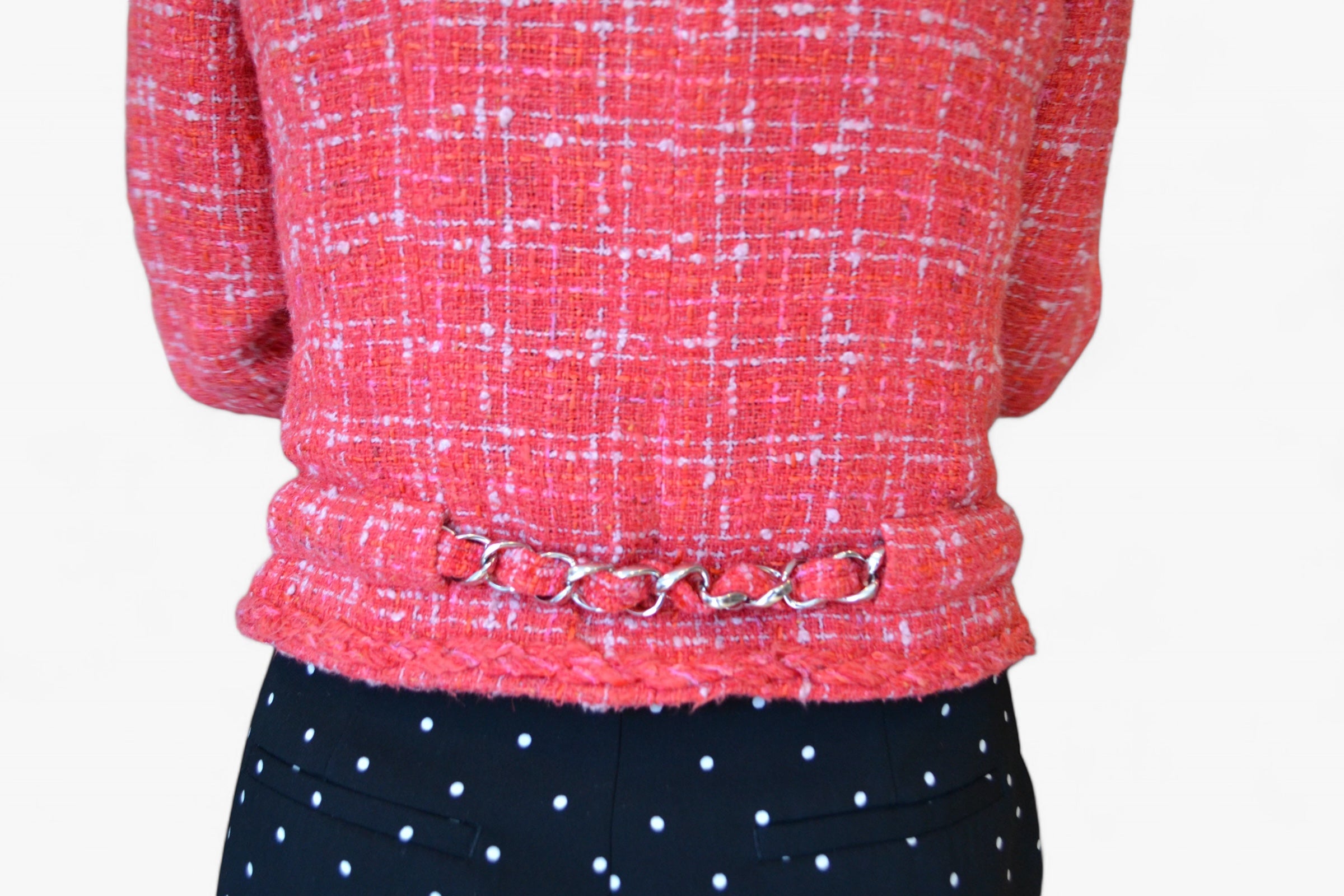 Veste Tweed Biker Jacket