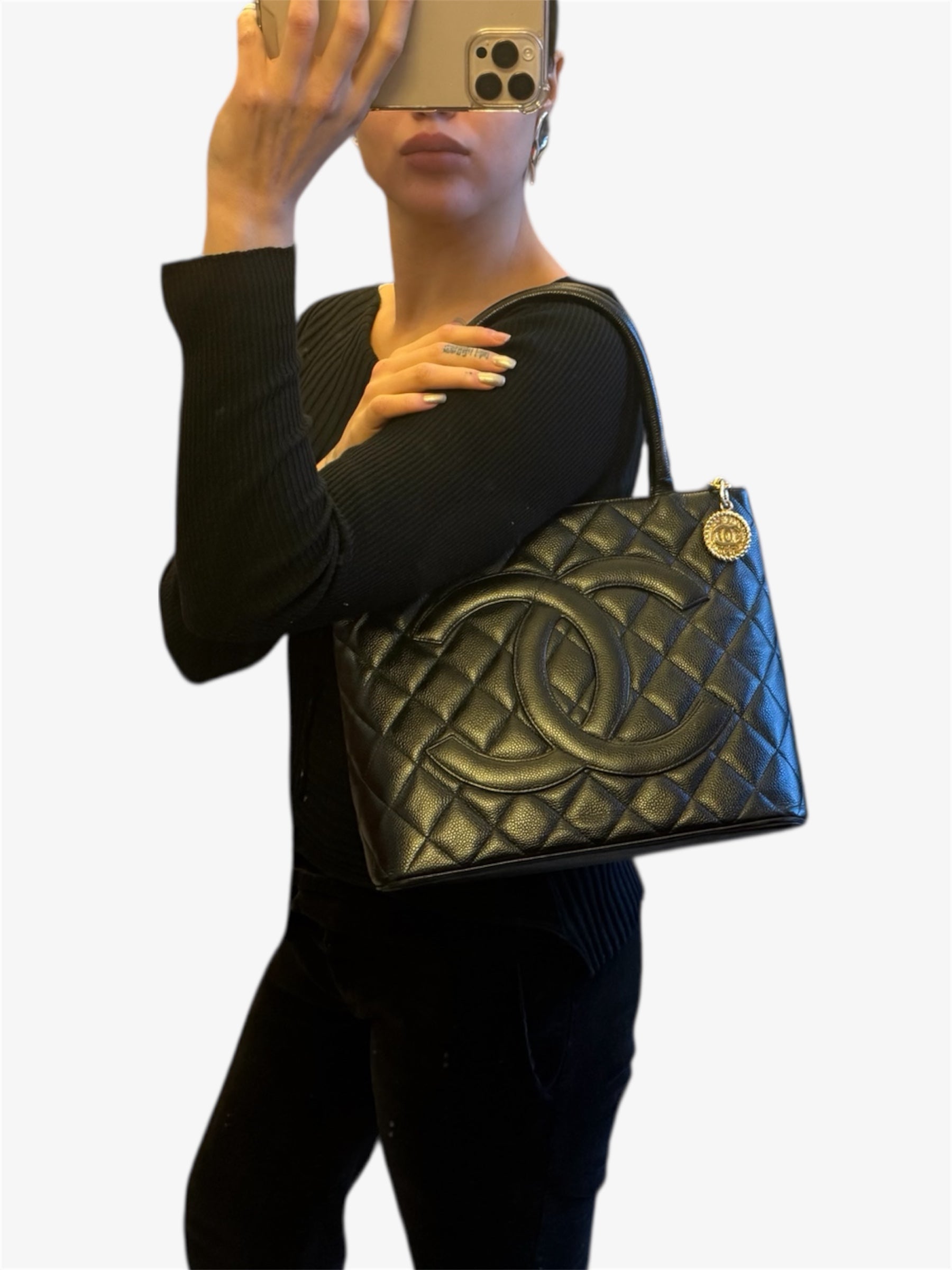 Sac cabas Médaillon vintage