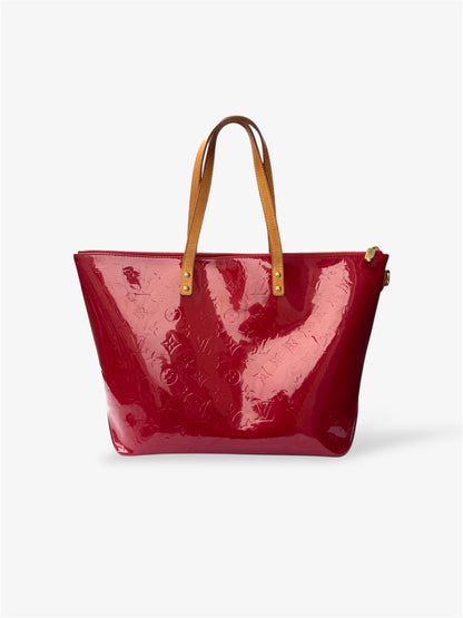 Sac Bellevue Monogram Vernis rouge