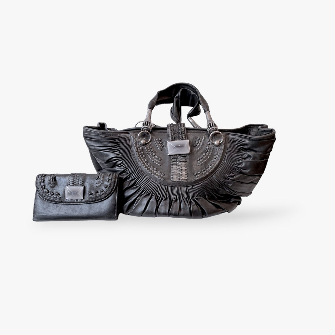 Sac et porte-monnaie Panier Plissé