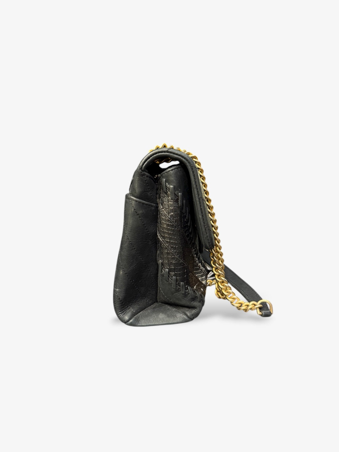 Sac Timeless Flap Chevron &amp; Phyton Patchwork