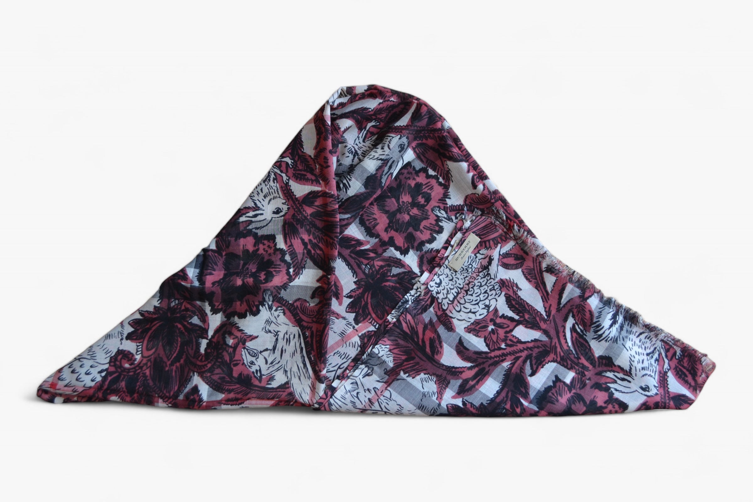 Foulard à motif fleuris