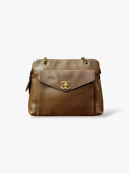 Sac vintage flap marron