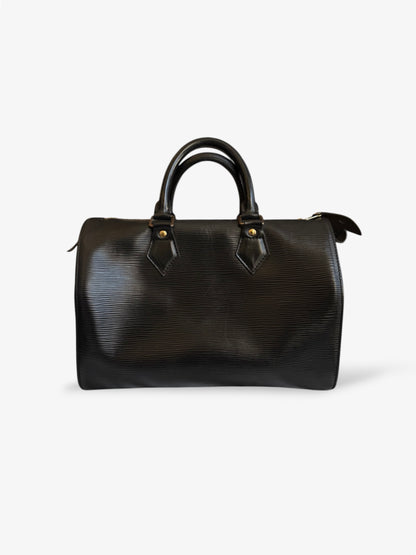 Sac Speedy 30 cuir Épi noir