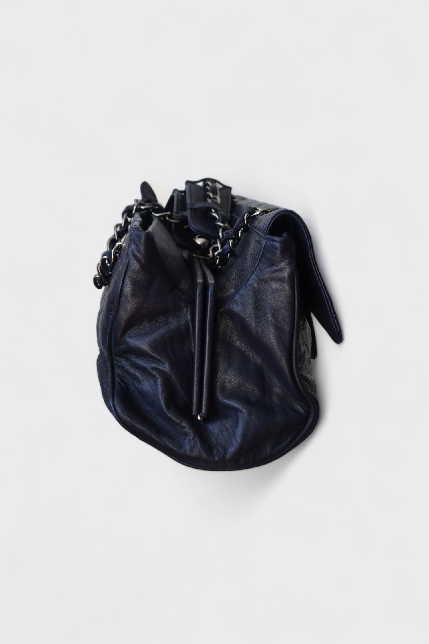 Sac Timeless Navy Blue triple flap