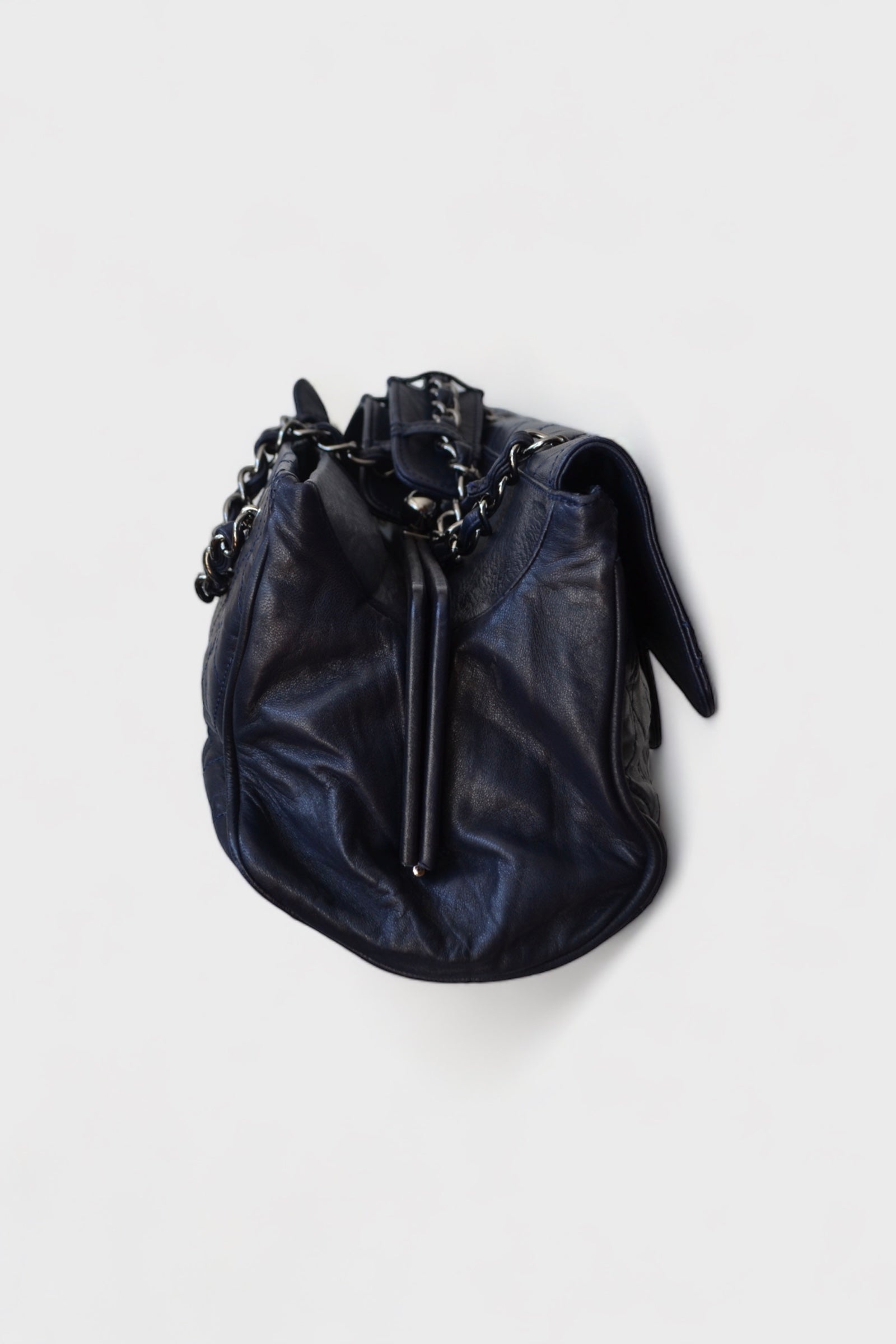 Sac Timeless Navy Blue triple flap