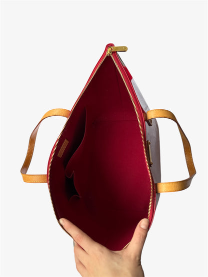 Sac Bellevue Monogram Vernis rouge