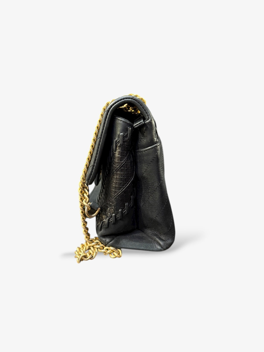 Sac Timeless Flap Chevron &amp; Phyton Patchwork