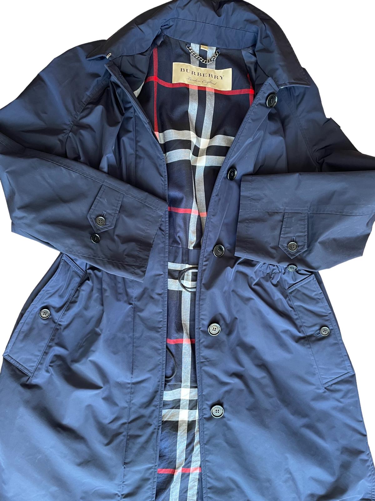 Trench vintage bleu