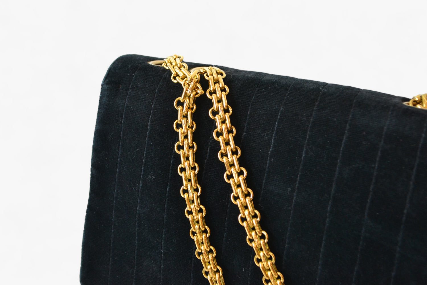 Sac Chanel en velour